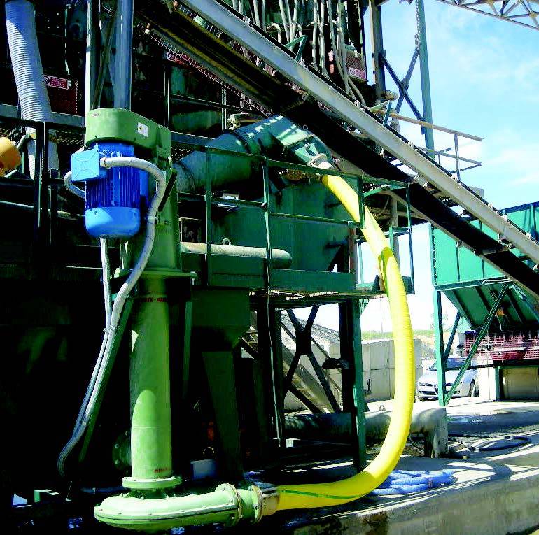 aus Vertical pumps installed on facility