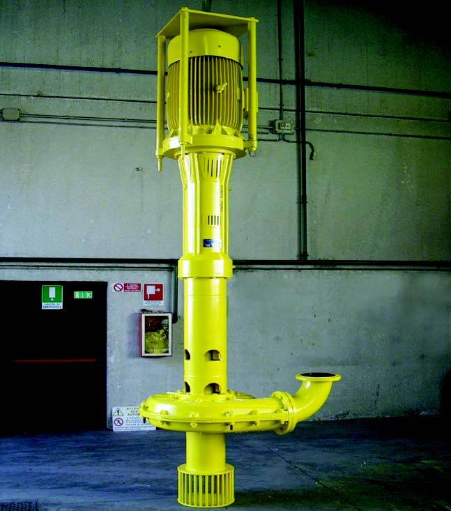 serie_mec yellow personalizated vertical pumps after assembling